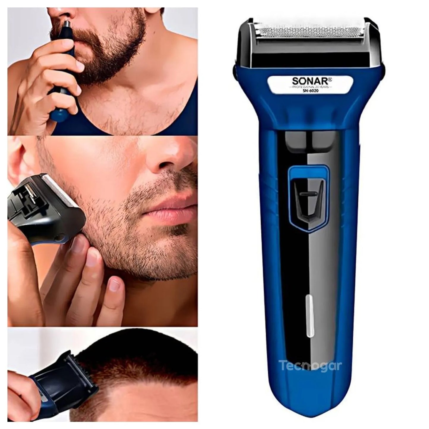 AFEITADORA INALÁMBRICA 3 EN 1 - Envío Gratis