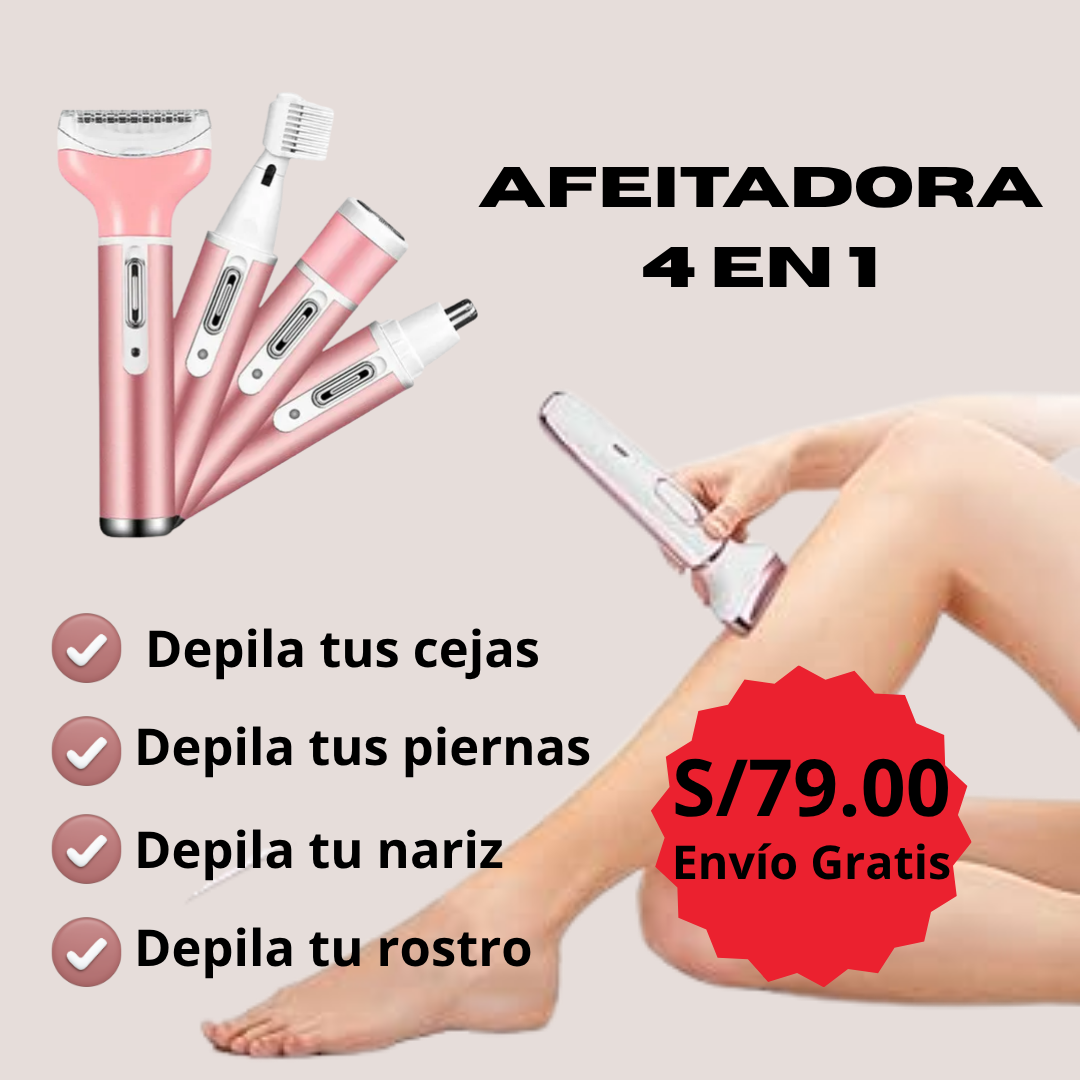 AFEITADORA 4 EN 1 - ENVIO GRATIS