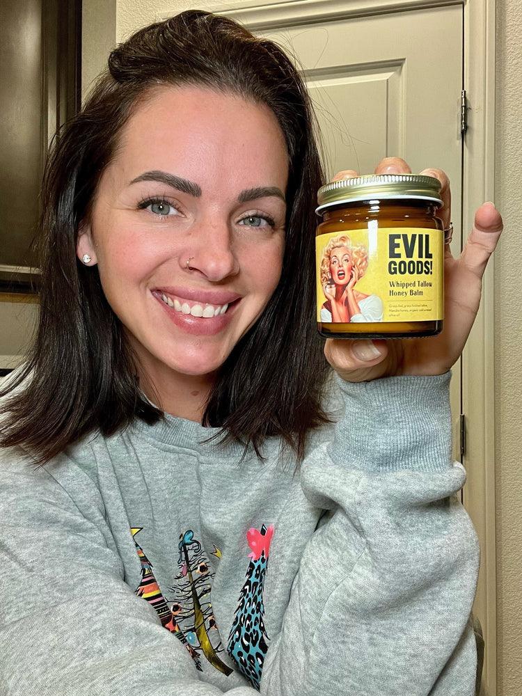 EVIL GOODS - BALSAMO DE MIEL Y SEBO DE RES ANTI-ENVEJE-CIMIENTO