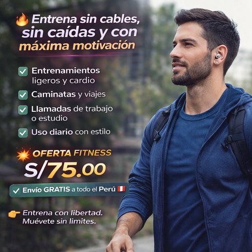 AUDIFONOS INALAMBRICOS FITNESS