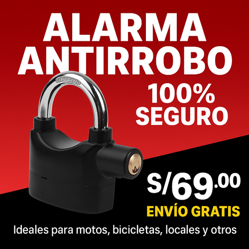 CANDADO ANTIROBO - Envio Gratis