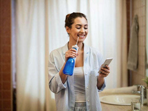 LIMPIADOR ELECTRICOS DE DIE-EN-TES + ELIMINA EL MAL ALIENTO Y MEJORA TU SALUD BUCAL